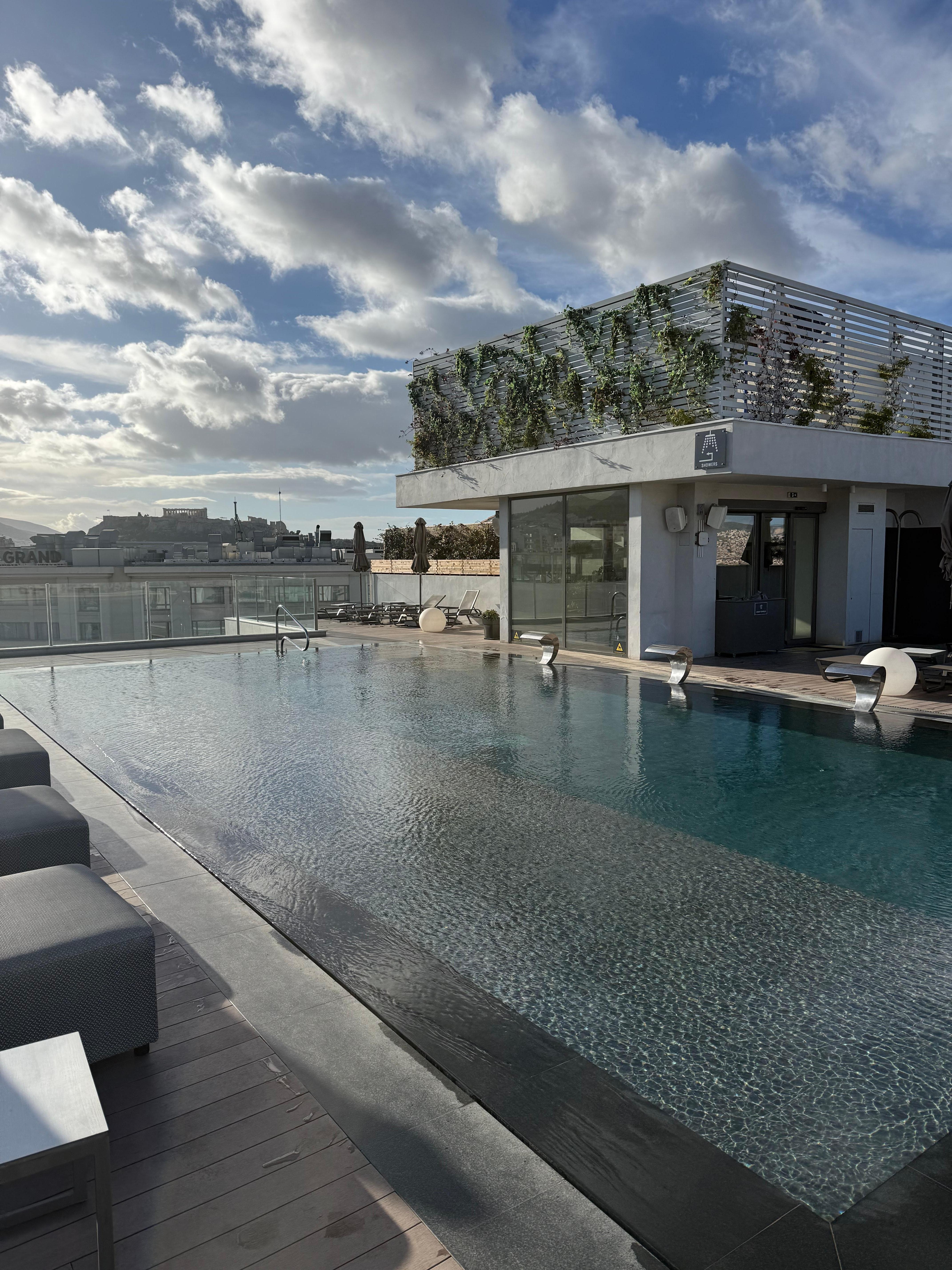 Rooftop pool