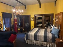 The room was spacious and delightful and felt like we’d stepped back in time.