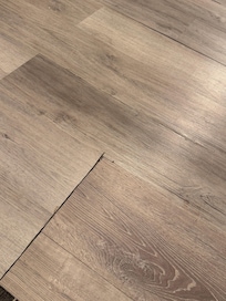 Floor was cracked and would wobble under foot on every step in bathroom