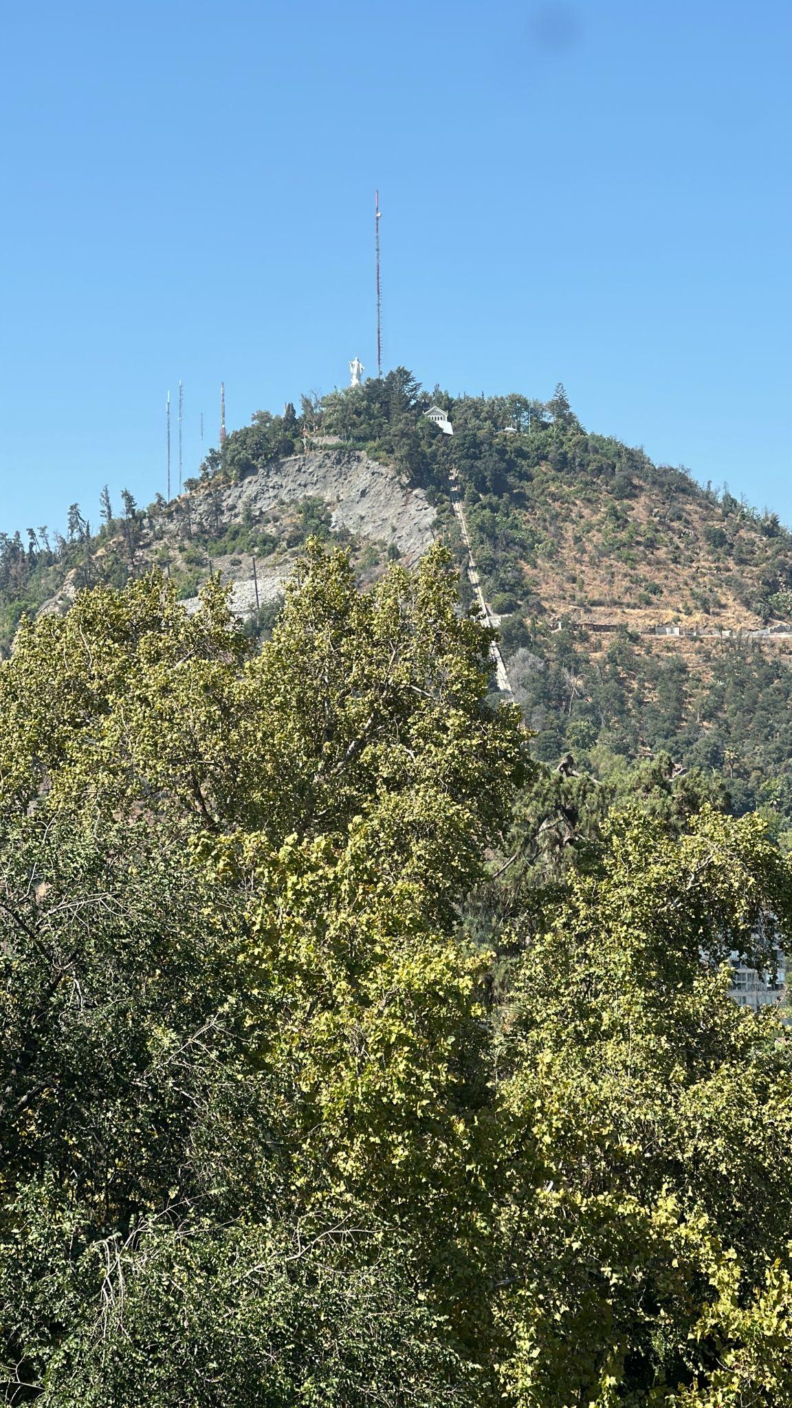 Vue sur le cerro San Cristobal