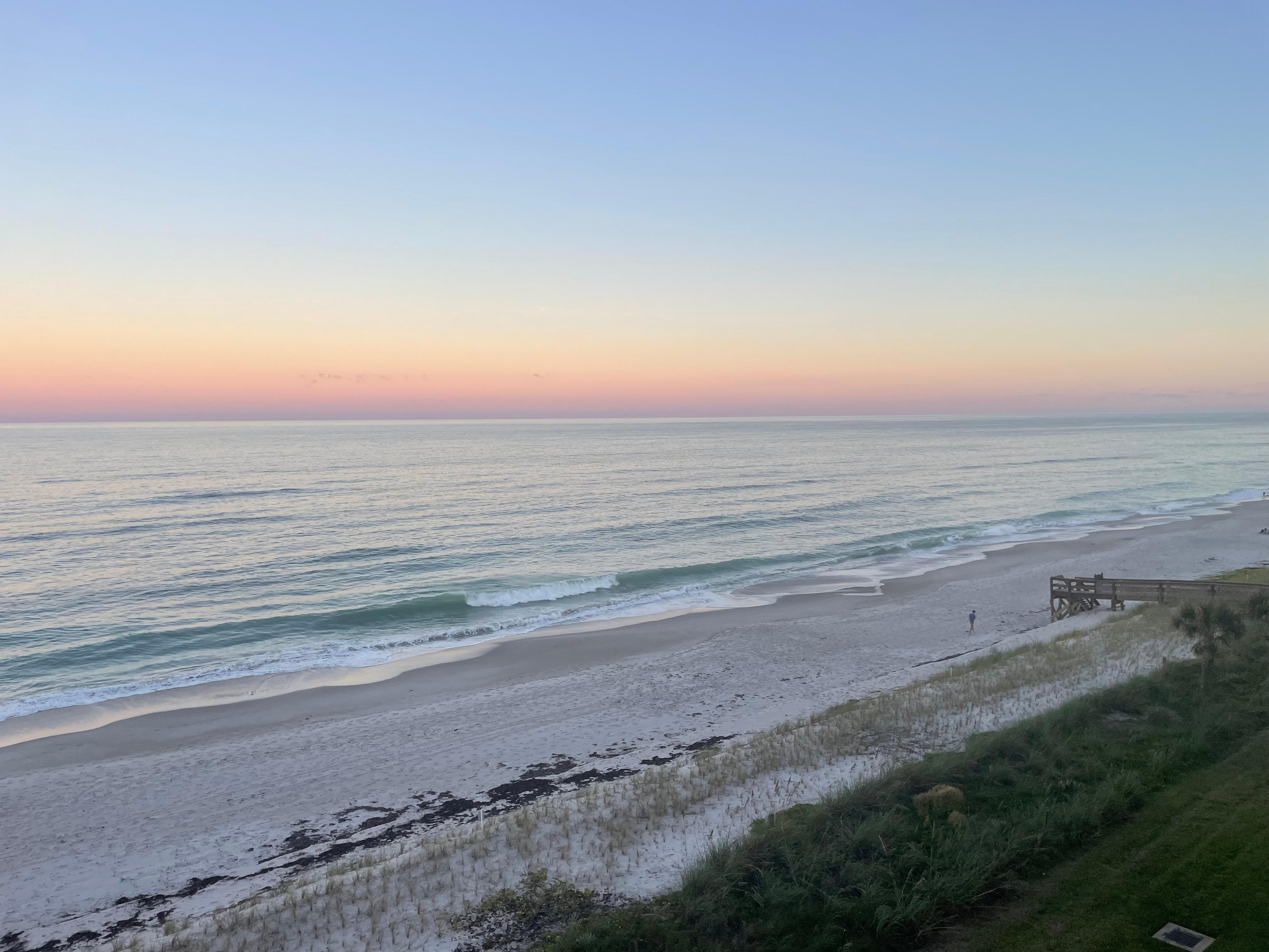 Beach in front of condo 