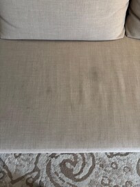 Stained couch