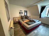 Very top 4th floor 72 steps up. No elevator. Reminder to pack light. Many German hotels do not have elevators.
Just let Vanessa know if have limitations she will try to accommodate if knows in advance.