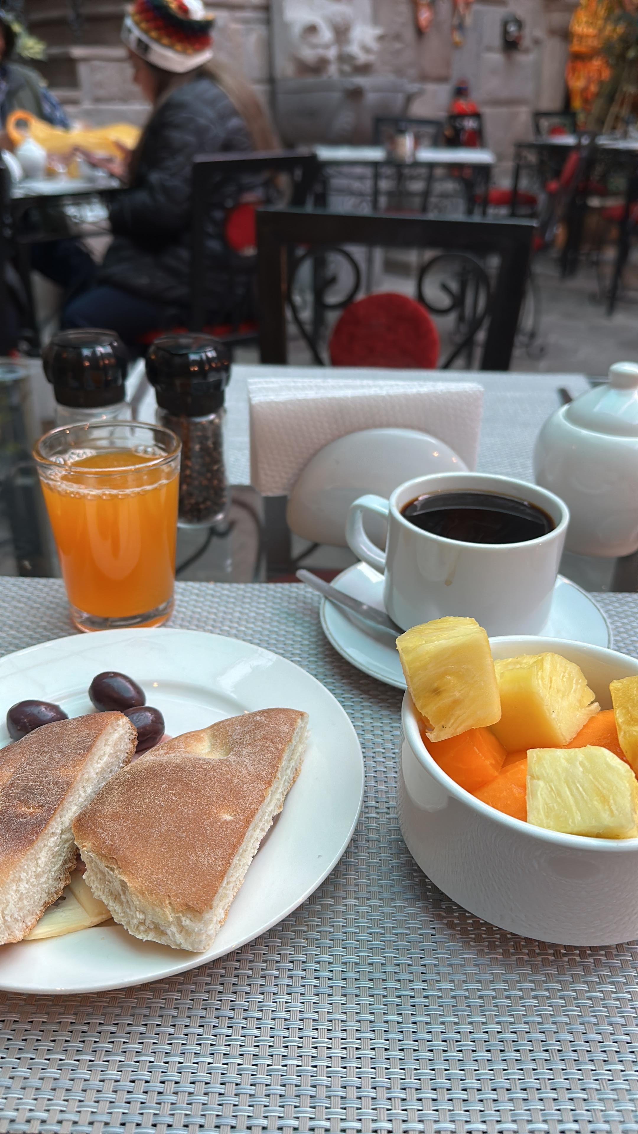 Good variety and options for breakfast (included)