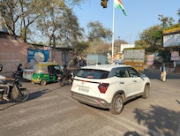 Intersection between hotel and metro