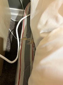 Poor quality old mattress