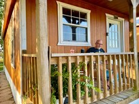 Small but wonderful porch on our canin
