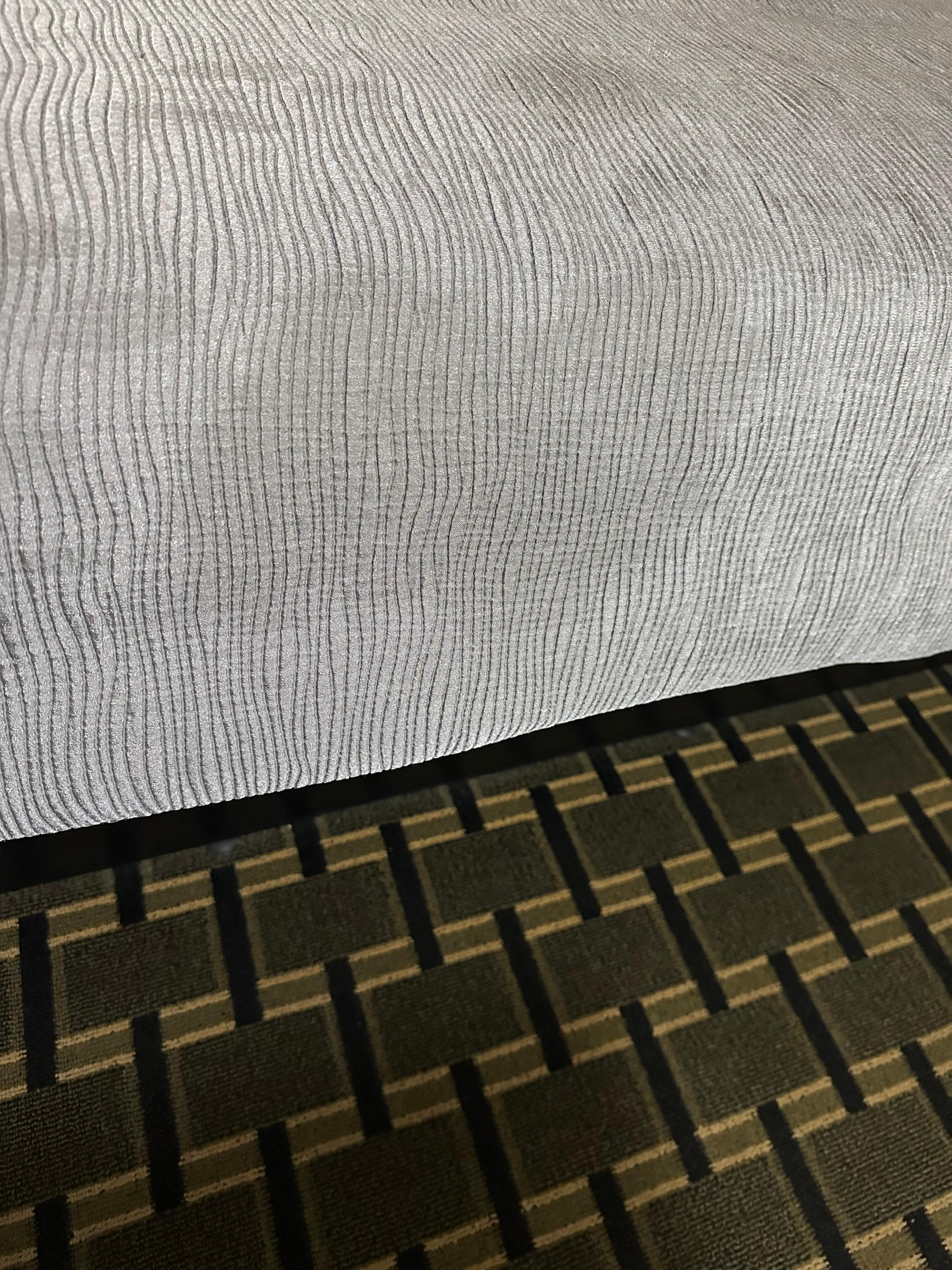 Stained bedspread