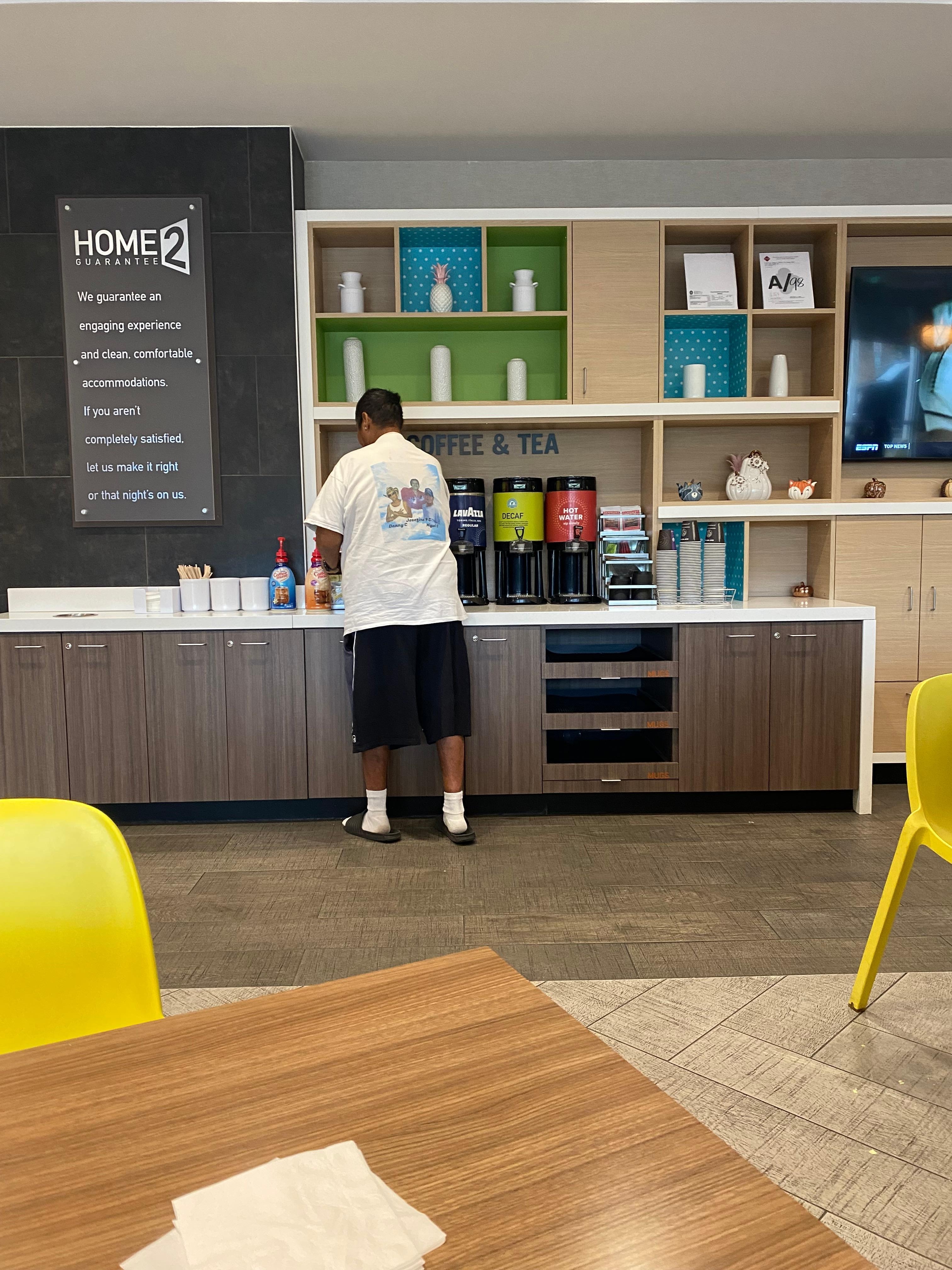 Coffee bar downstairs 