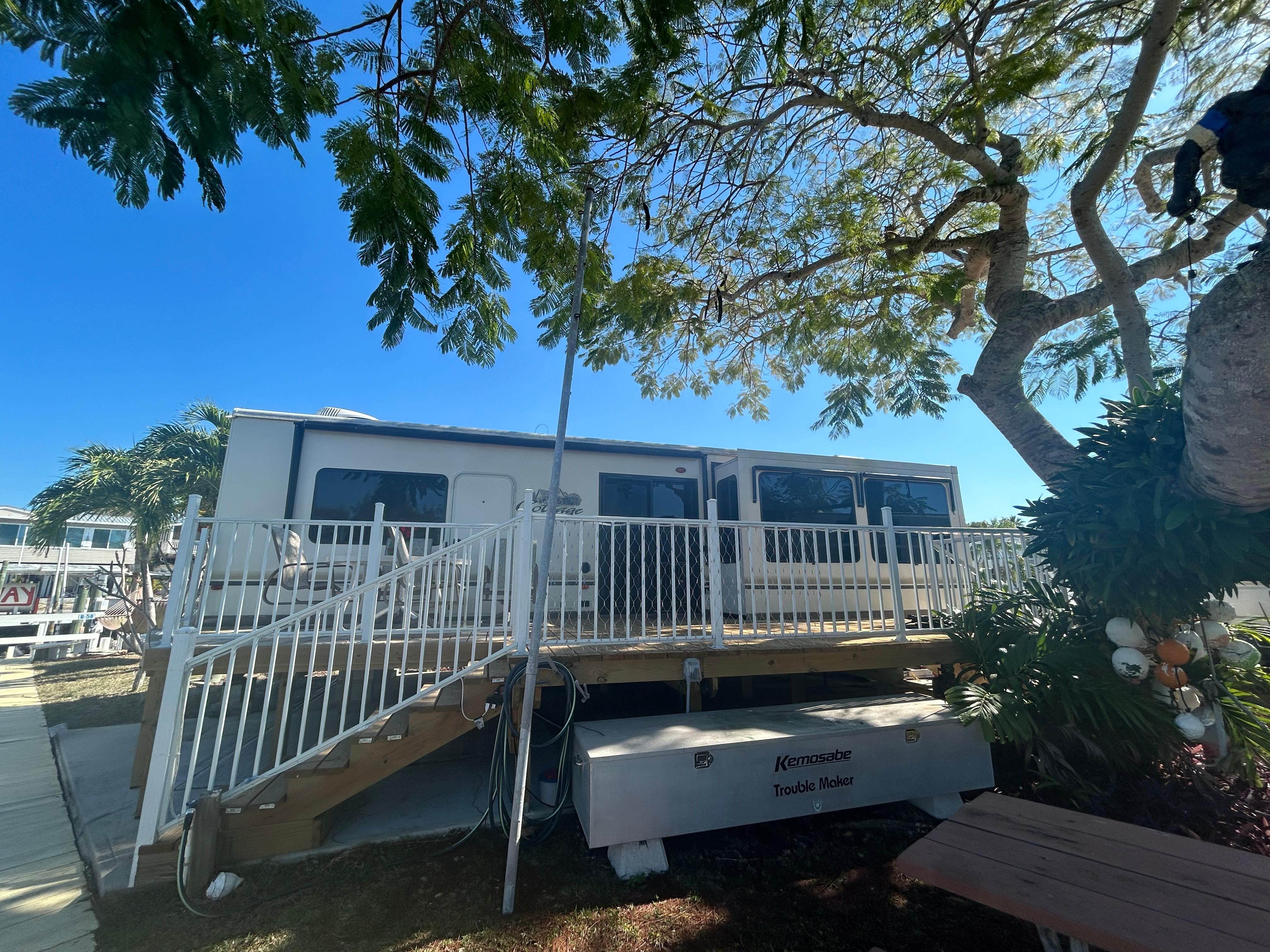 Outside of the rental