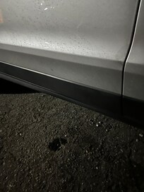 Oil right when I opened my door to step out of my car
