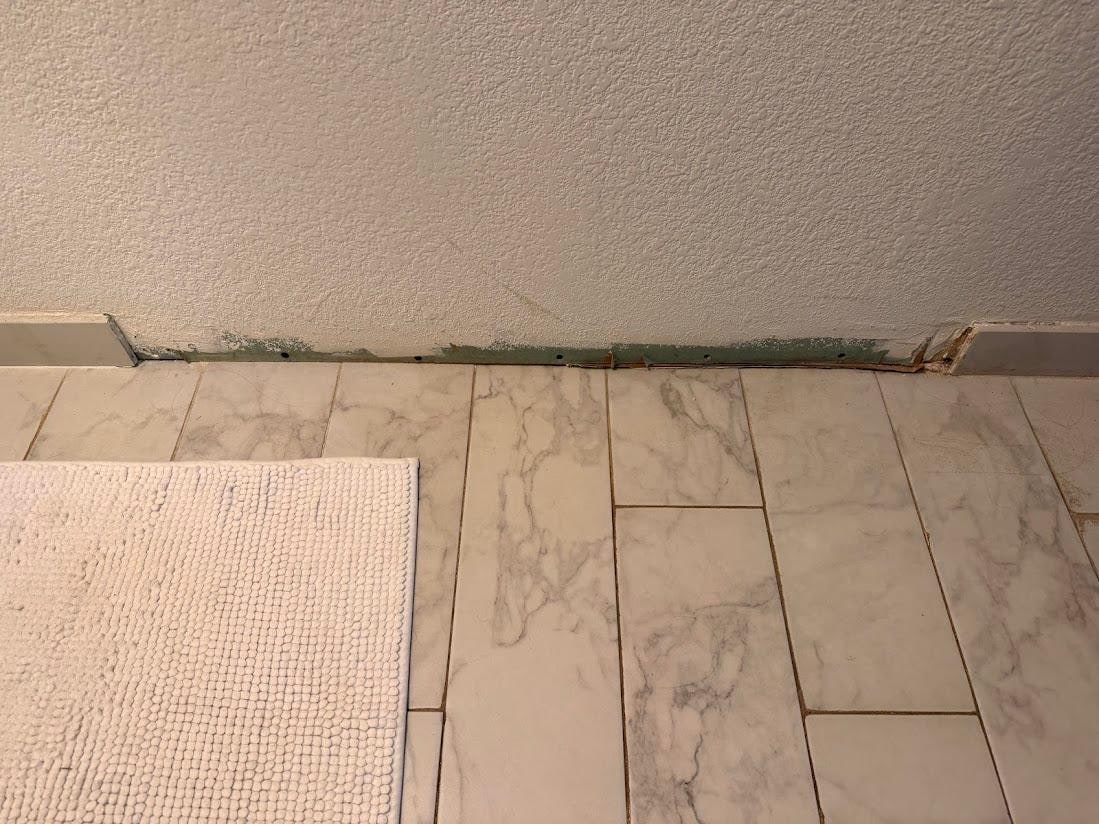 Missing baseboards