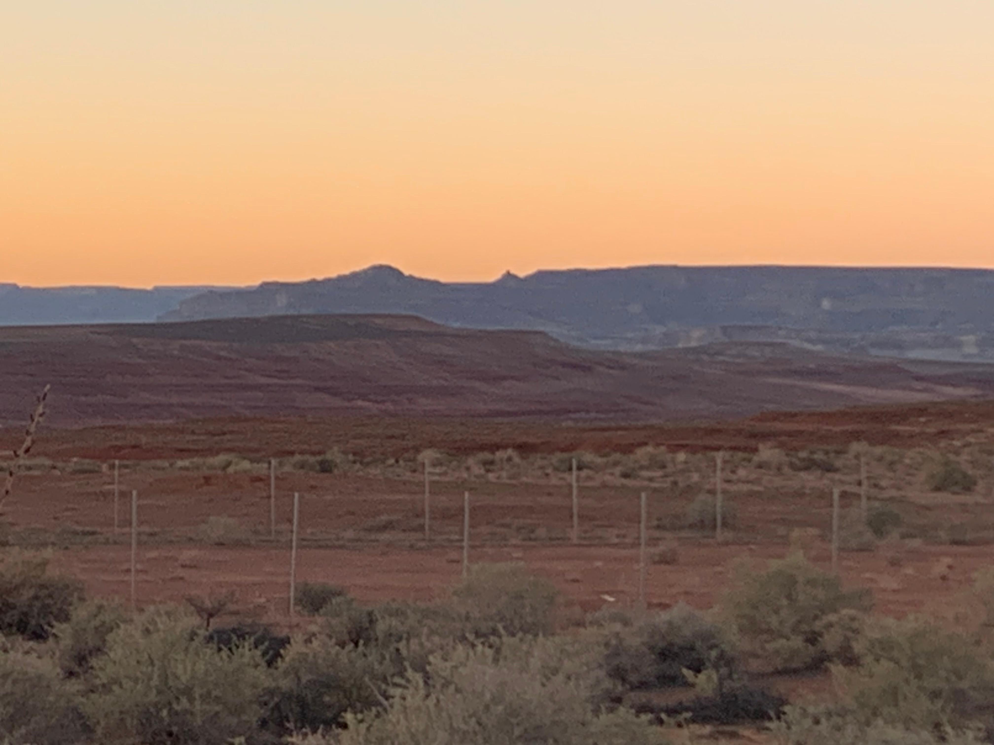 View from back patio