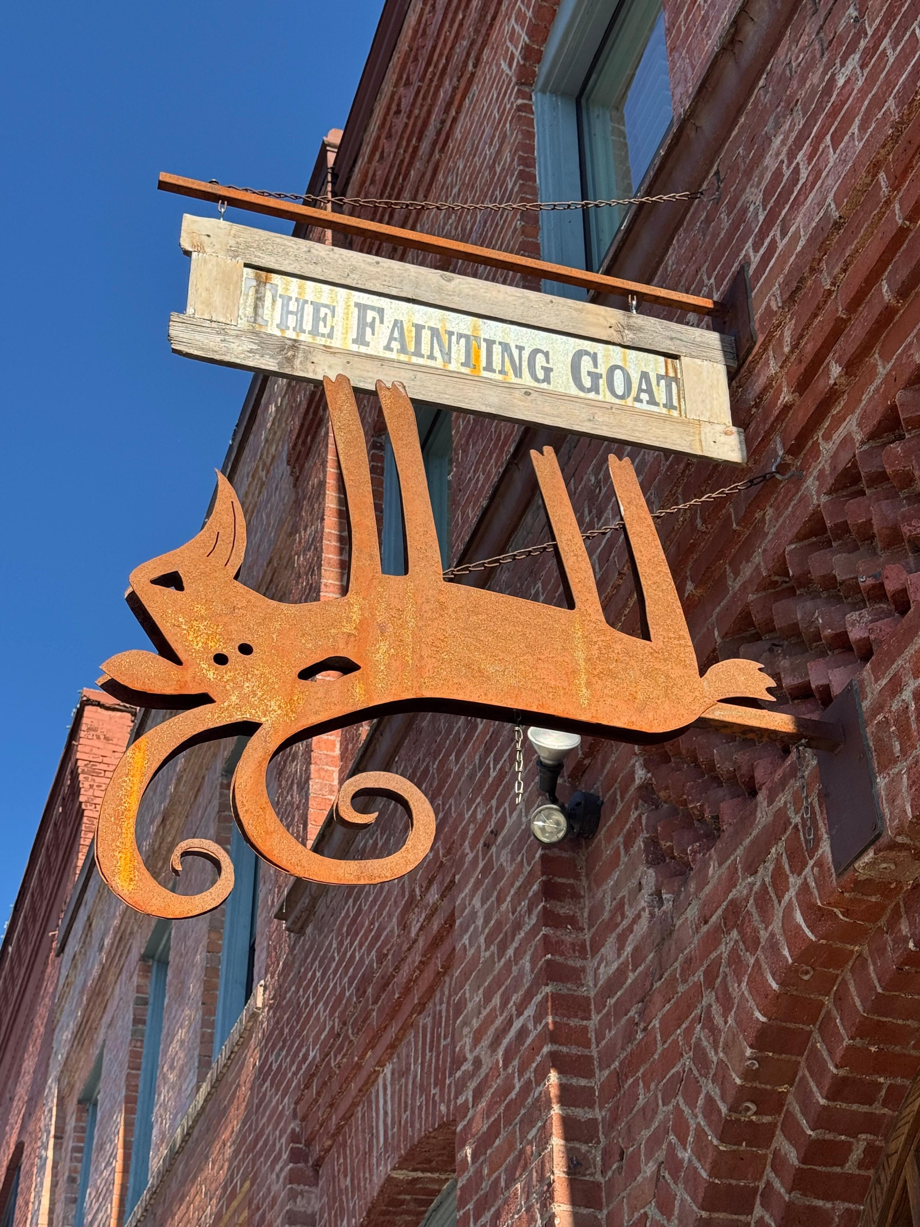 Fainting goat restaurant
