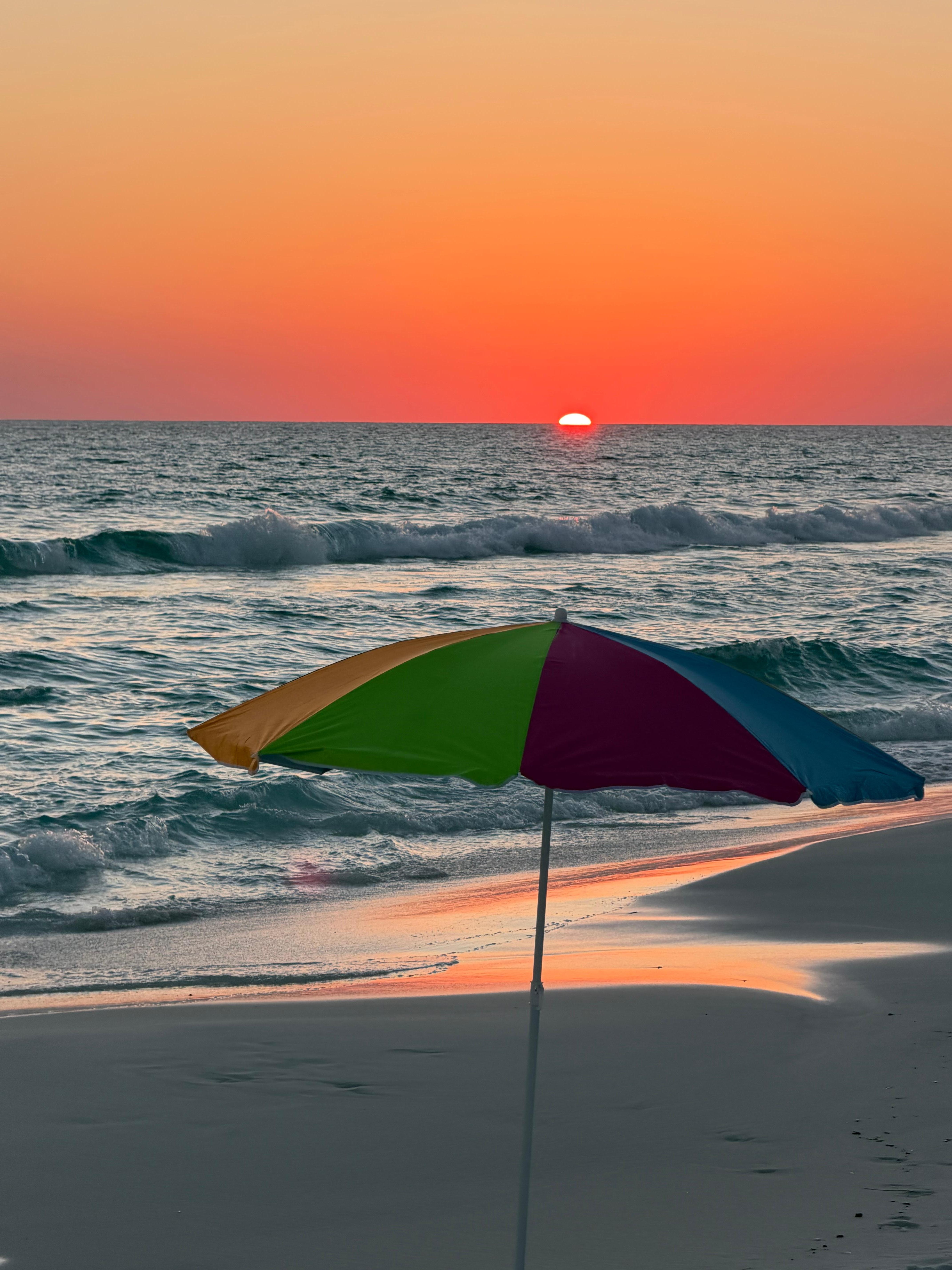 Beach right across the street from Majestic Sun B