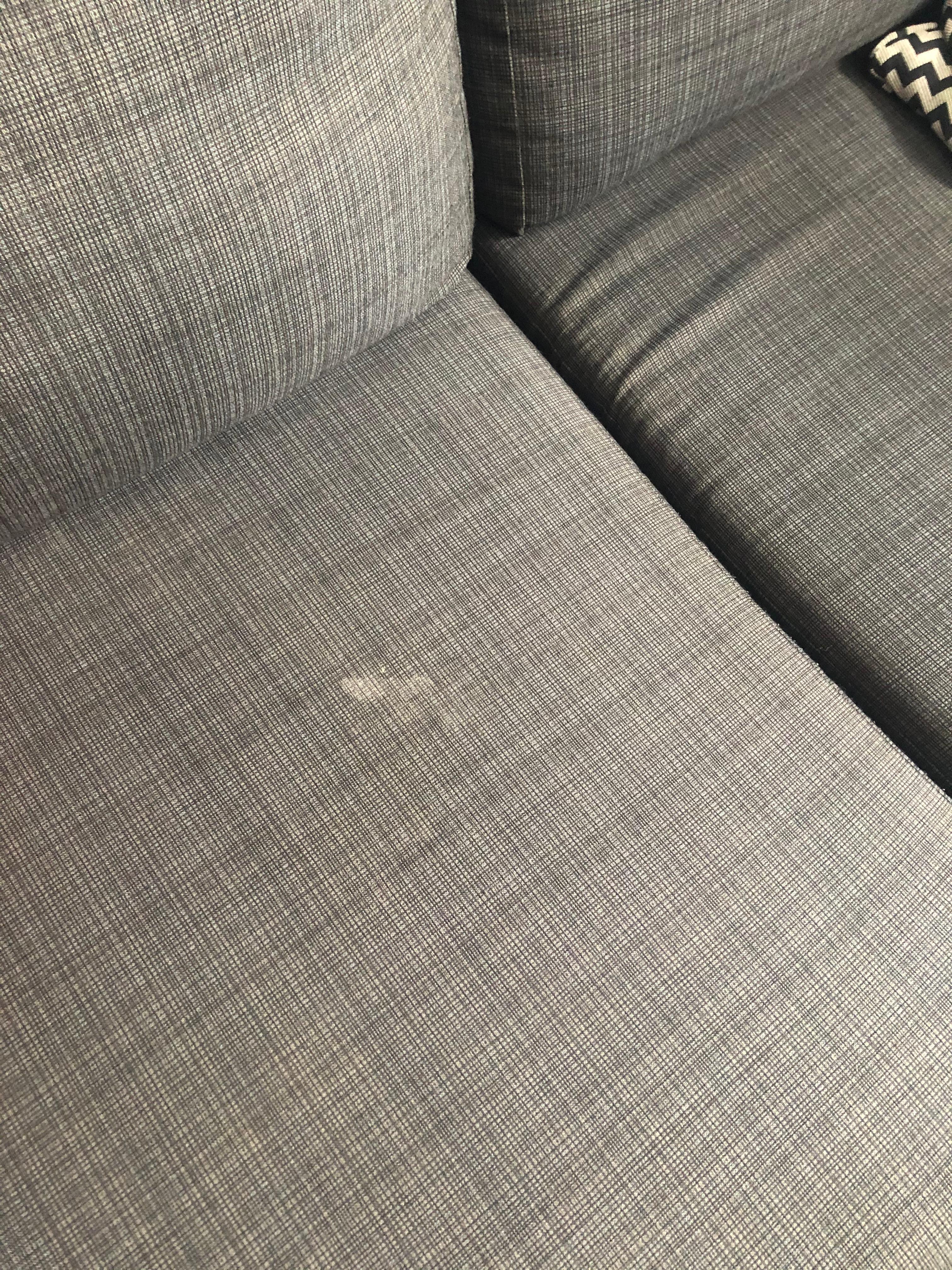 Stains on the sofa