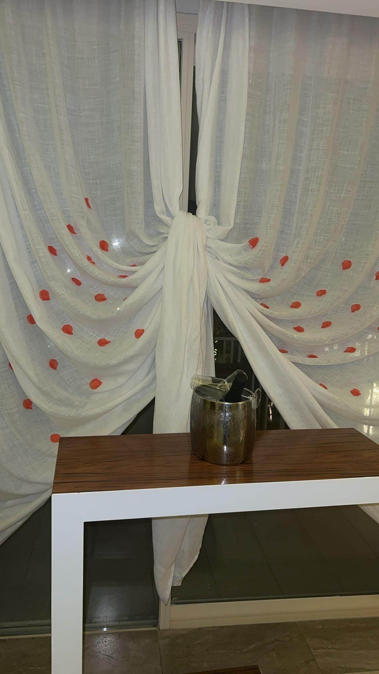 Champagne bottle for my birthday.