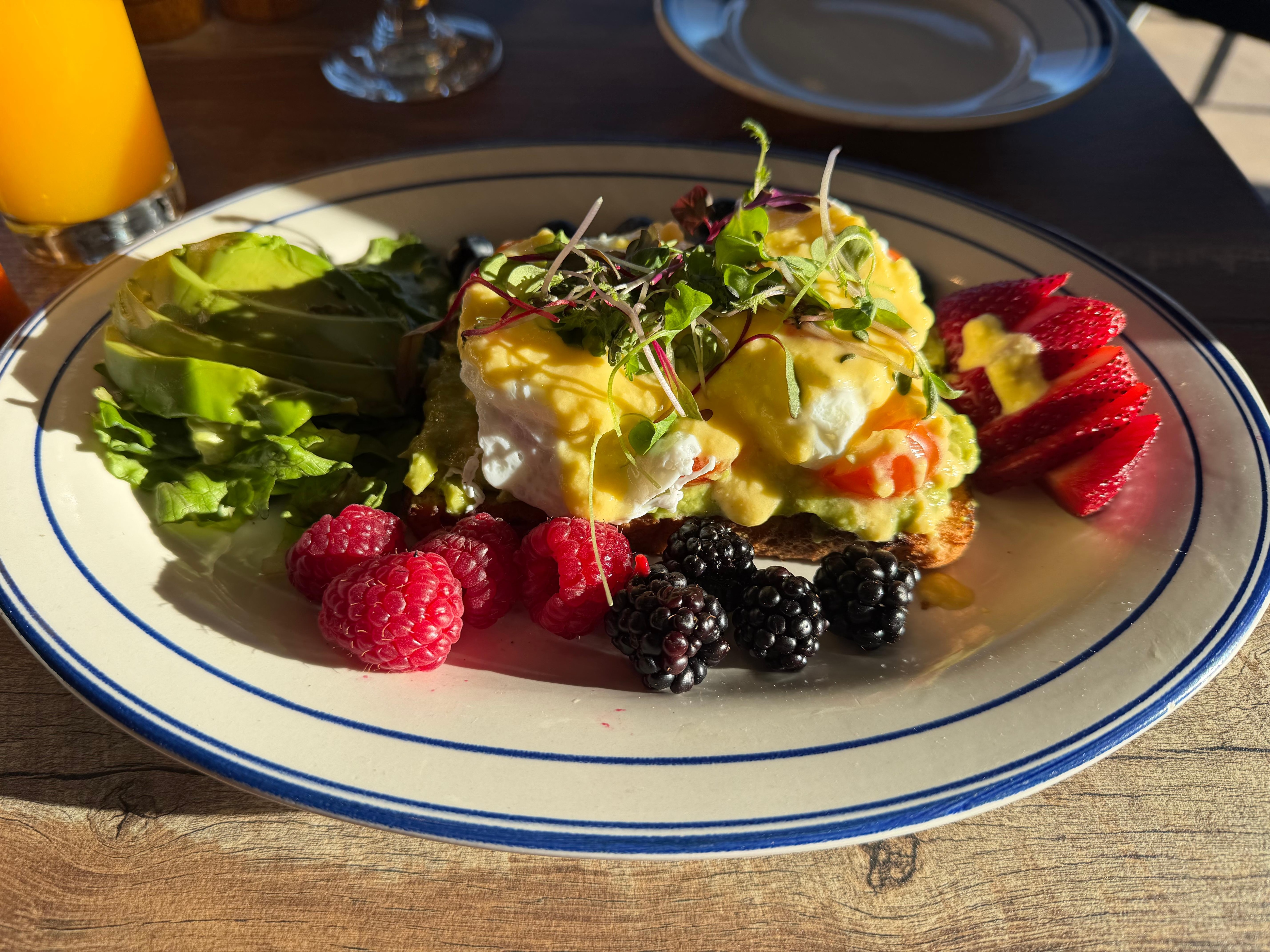 Avocado Toast at the Grille 