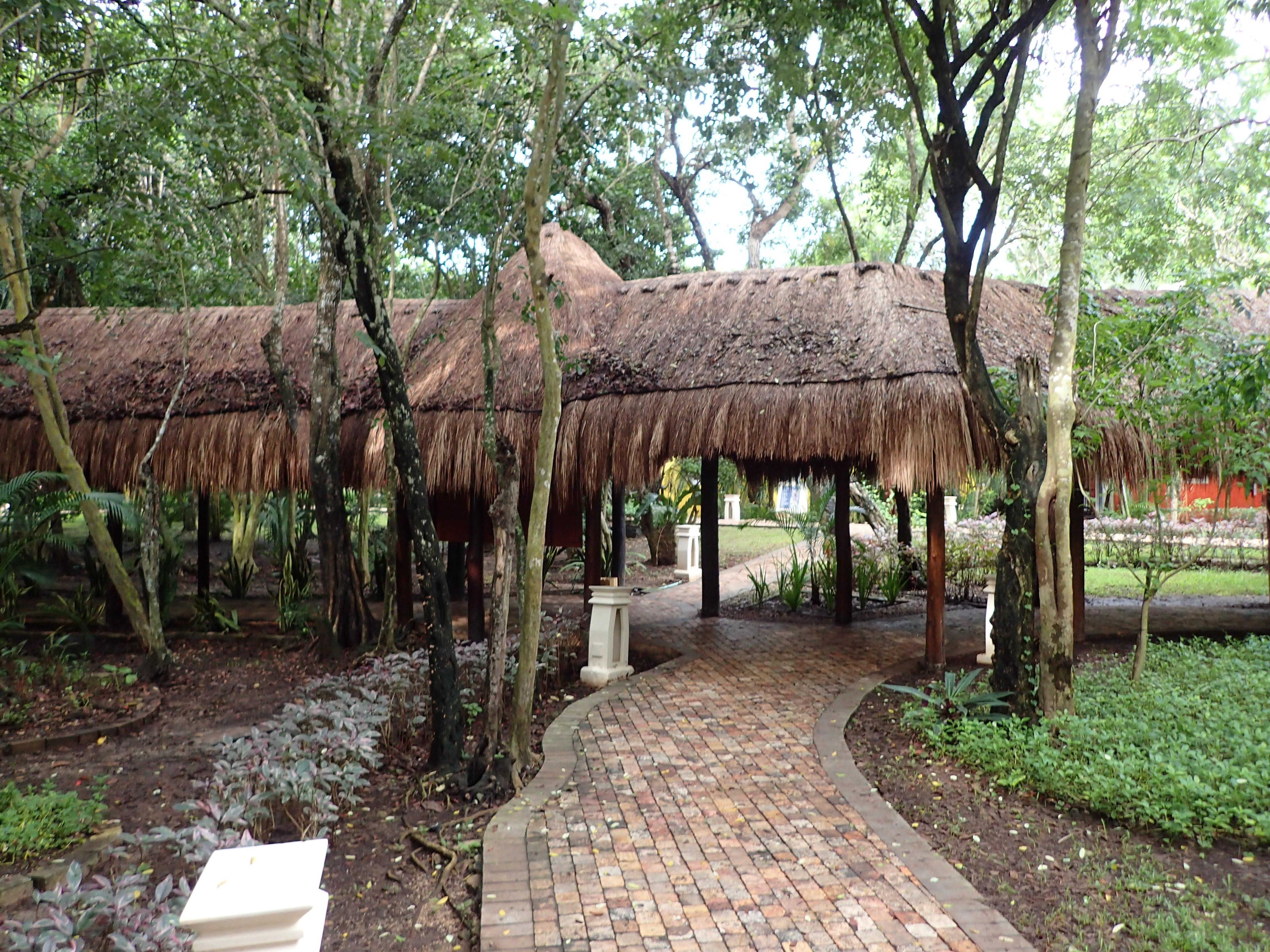The resort grounds.