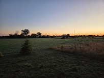 Sunset from the back porch