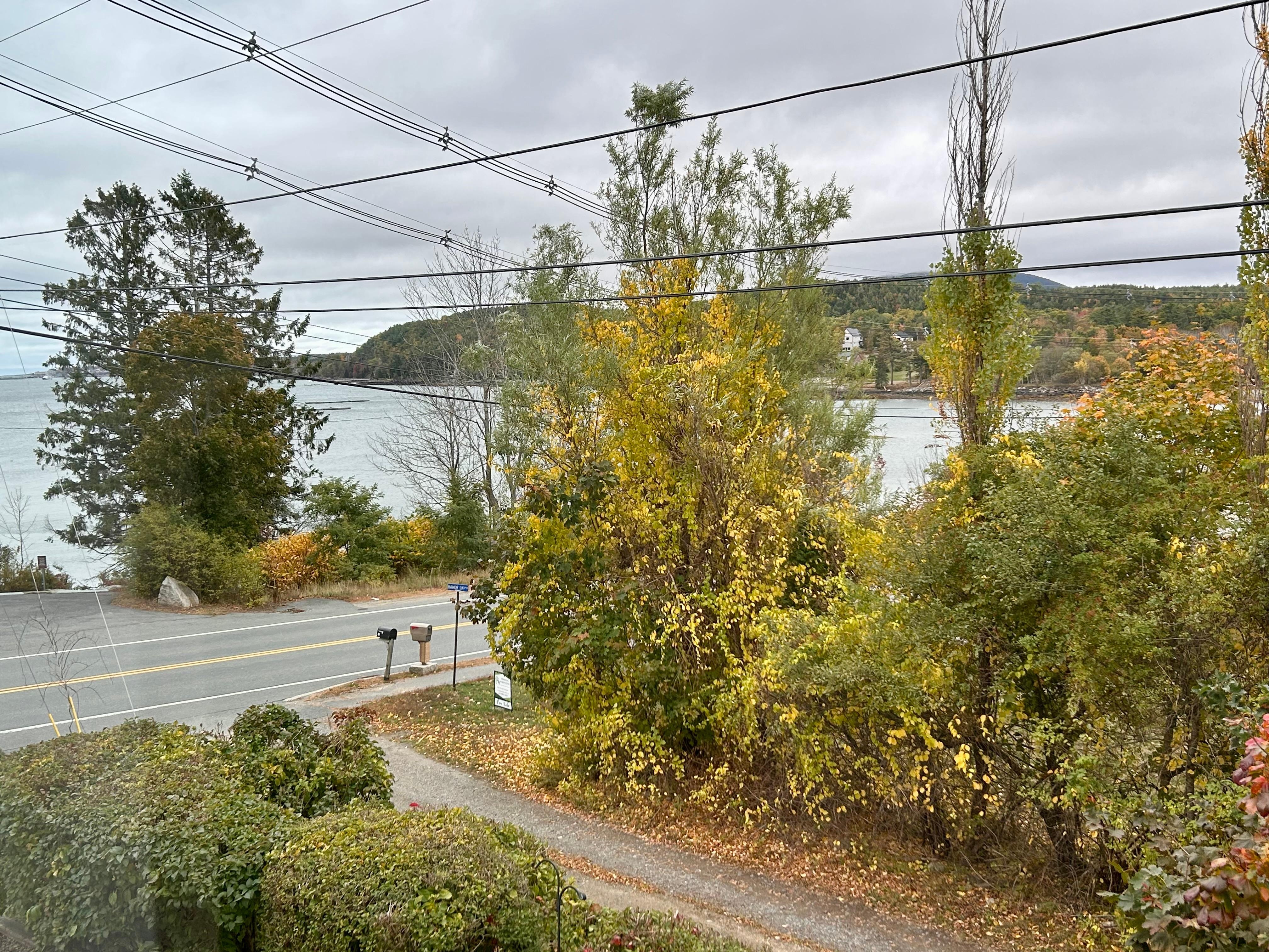 View from upstairs bedroom 