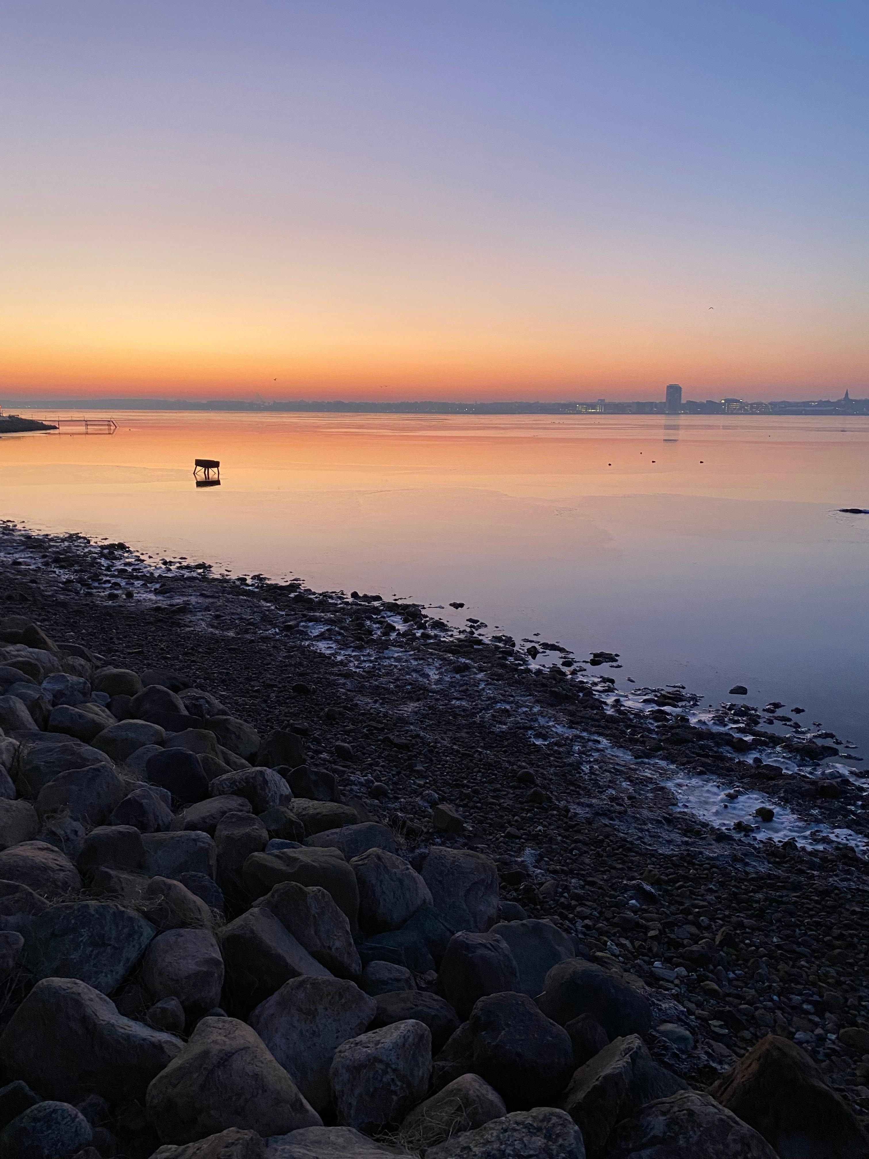 Het uitzicht tijdens het ontbijt
