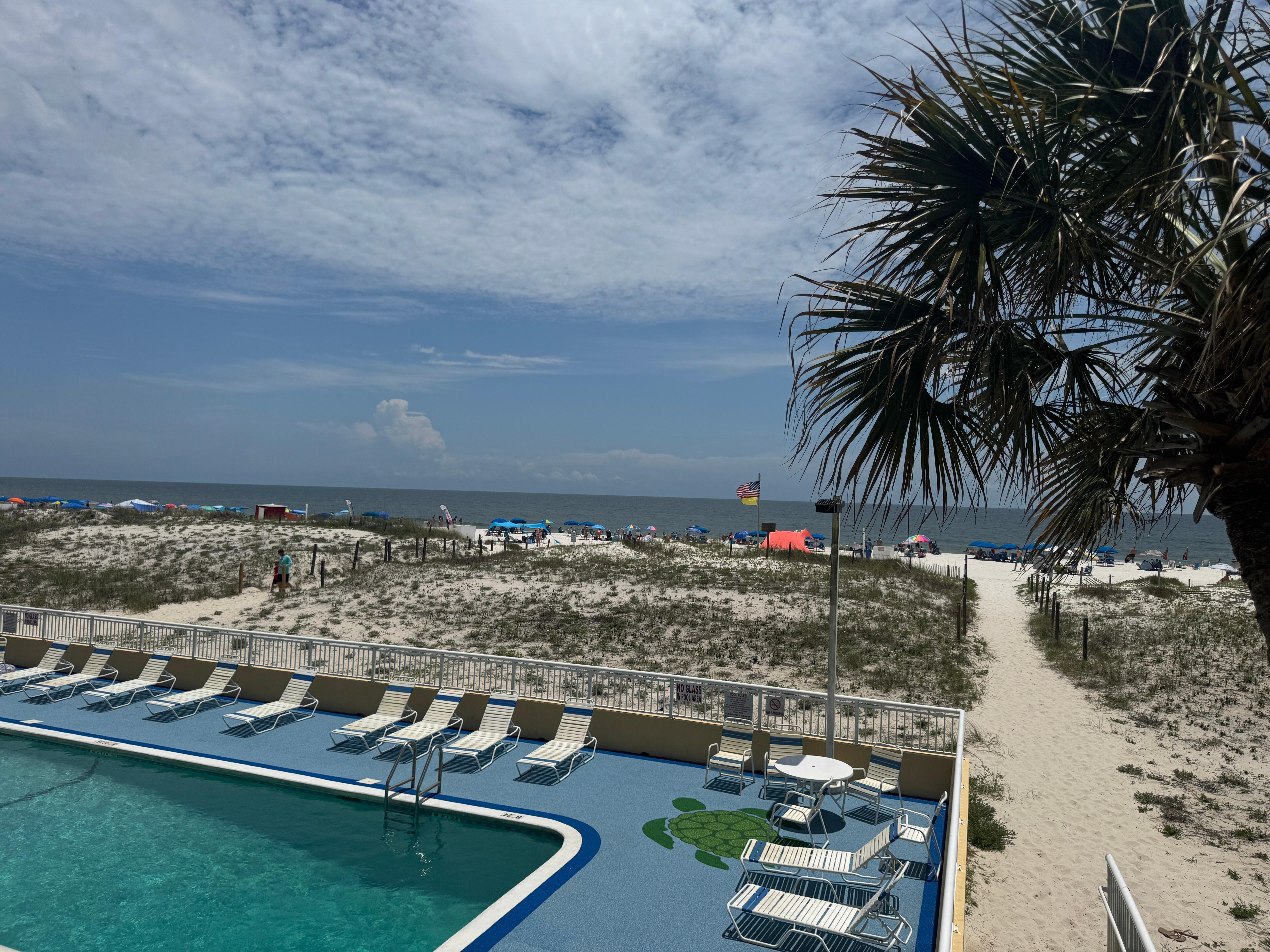 View from balcony 