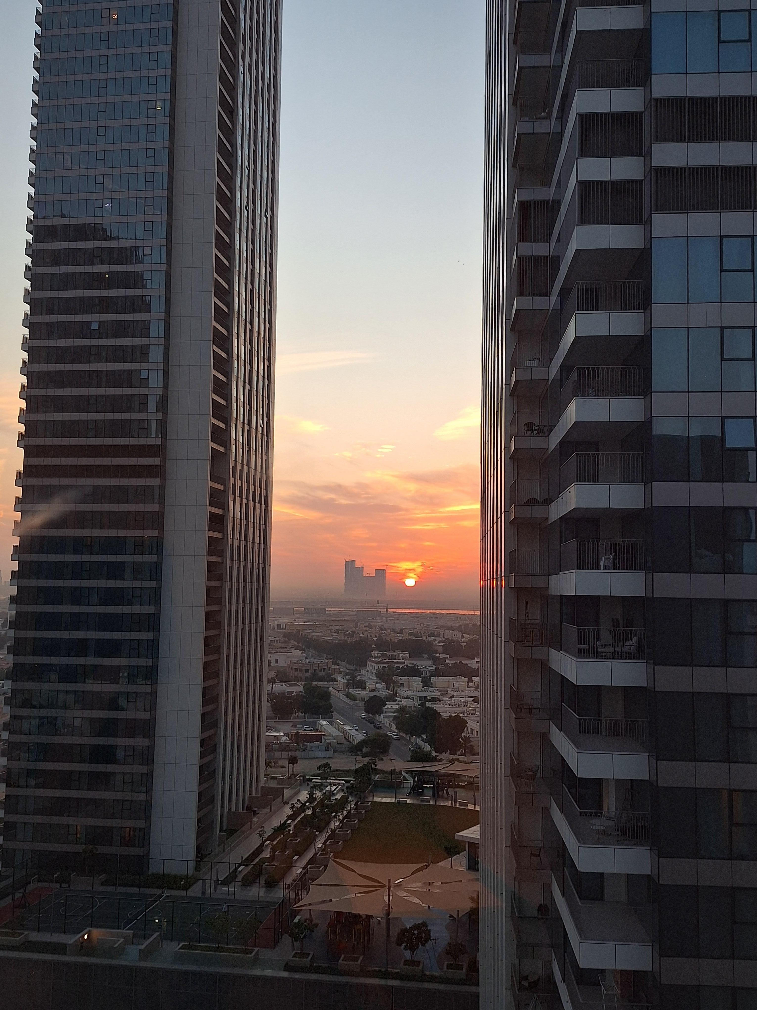 Sunrise view from room