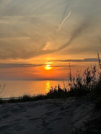 Sunset from the Dunes in the state park