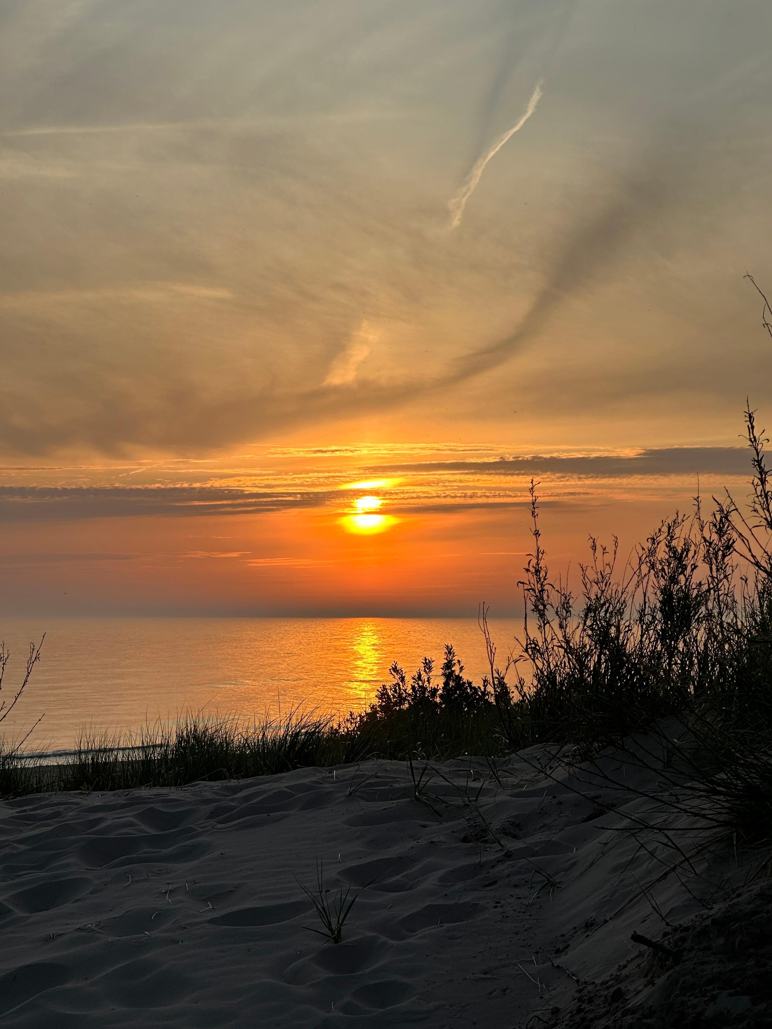 Sunset from the Dunes in the state park