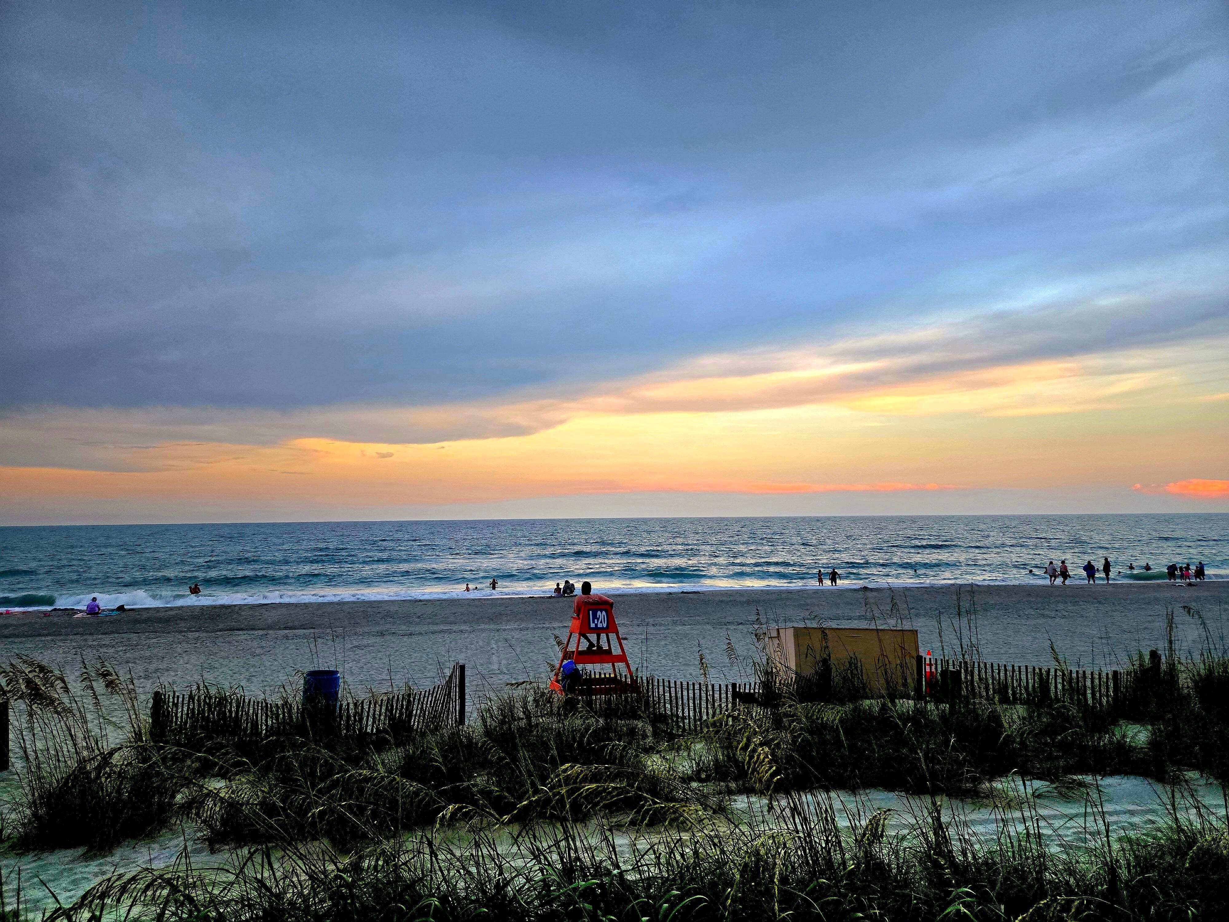 Great Sunset from the deck by the pool 