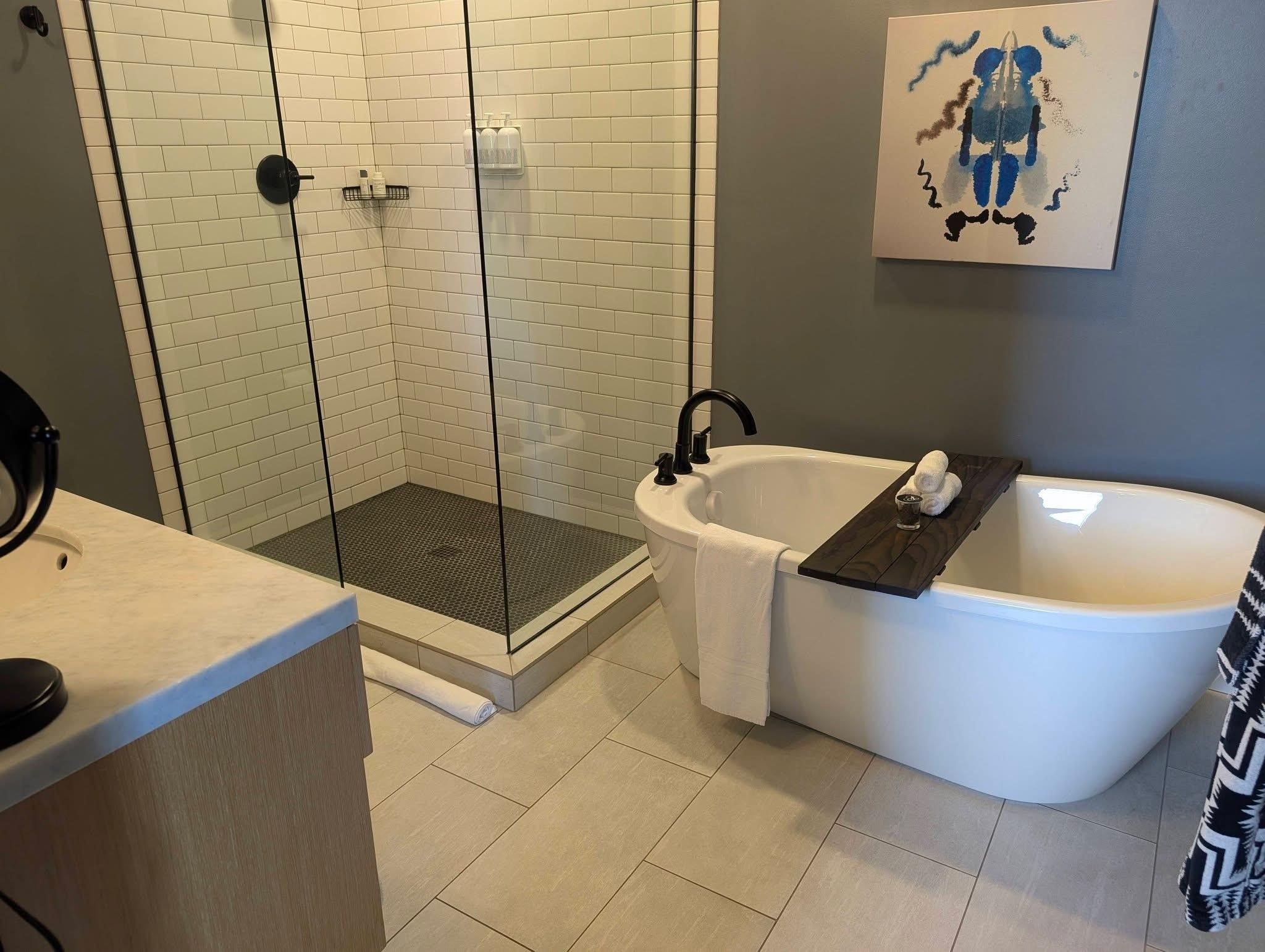 Bathtub and shower