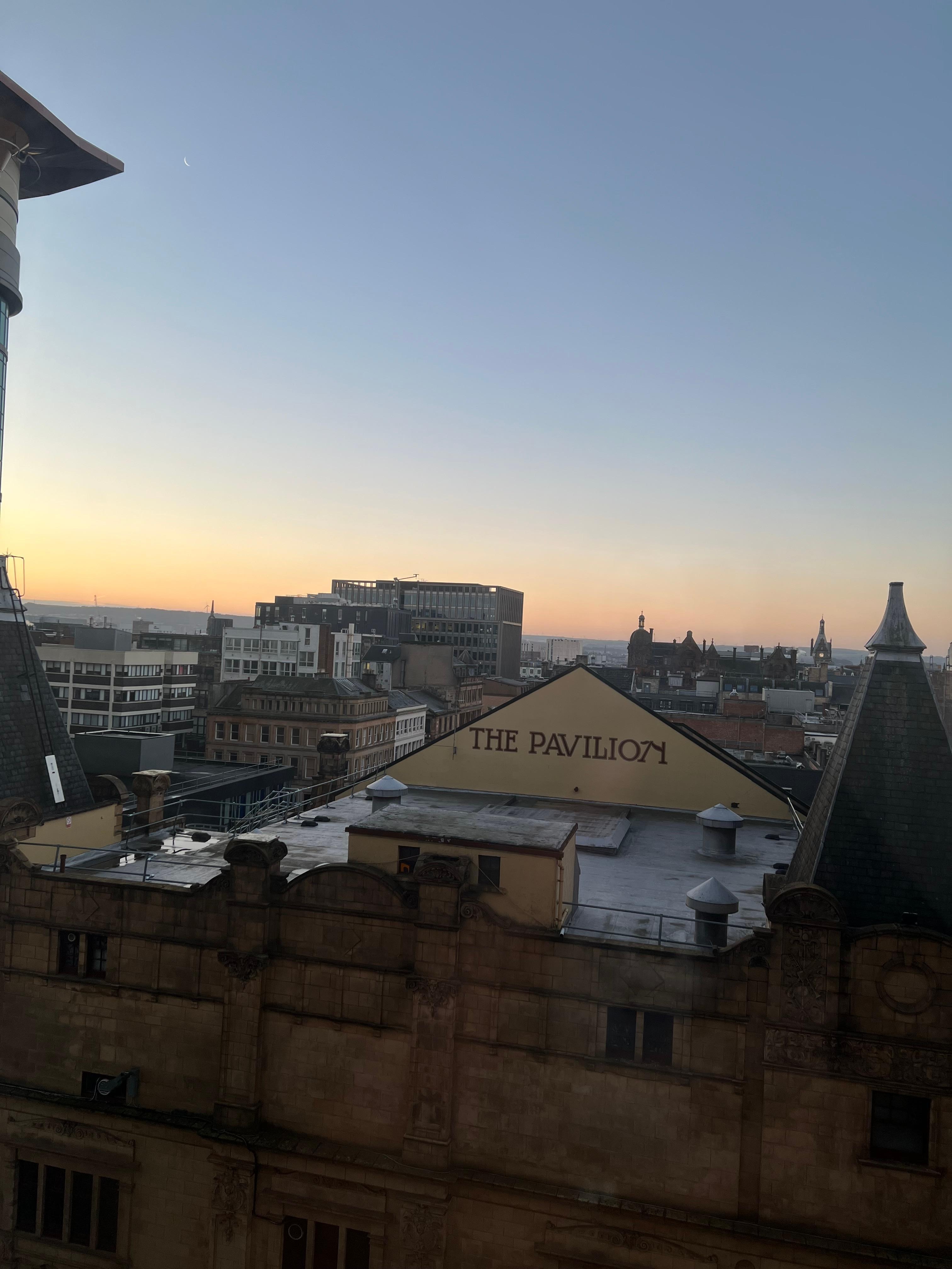 Morning view from our room