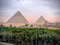 View from our balcony