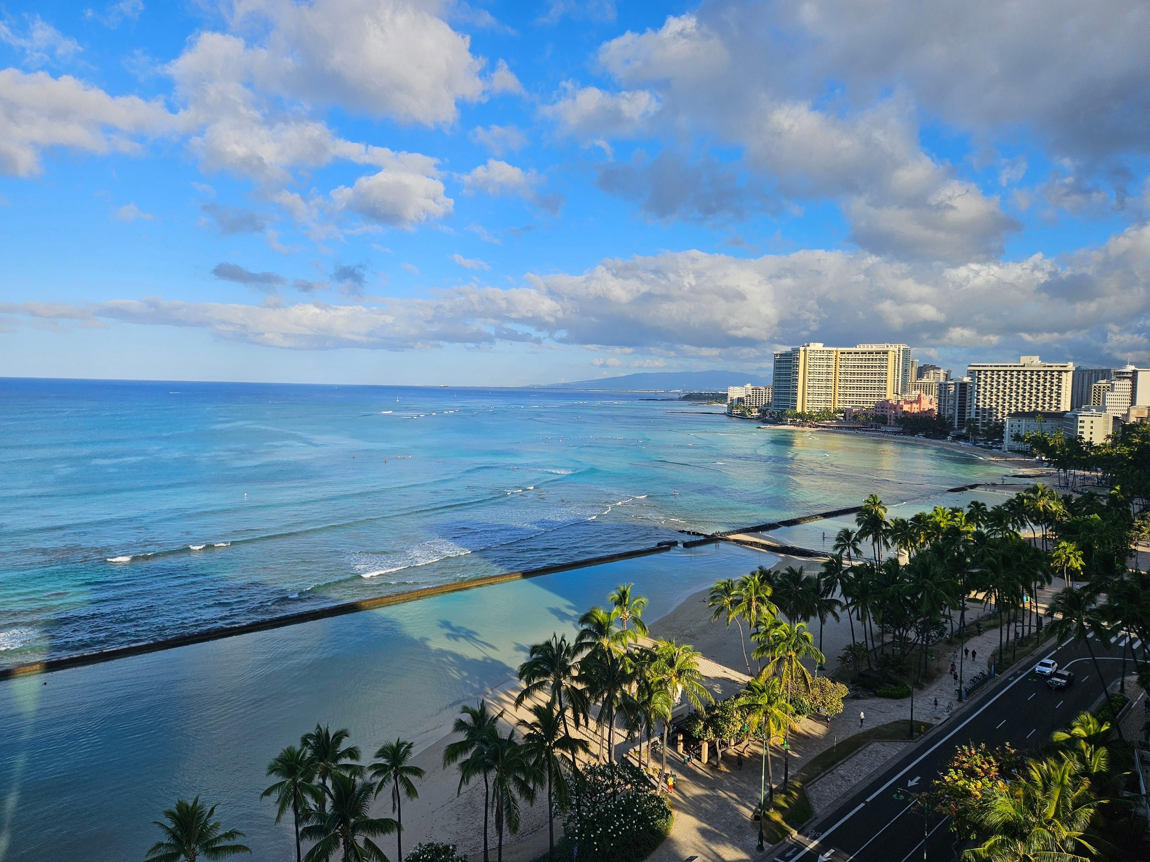 From our room on the 16th floor. It was so worth it. 
