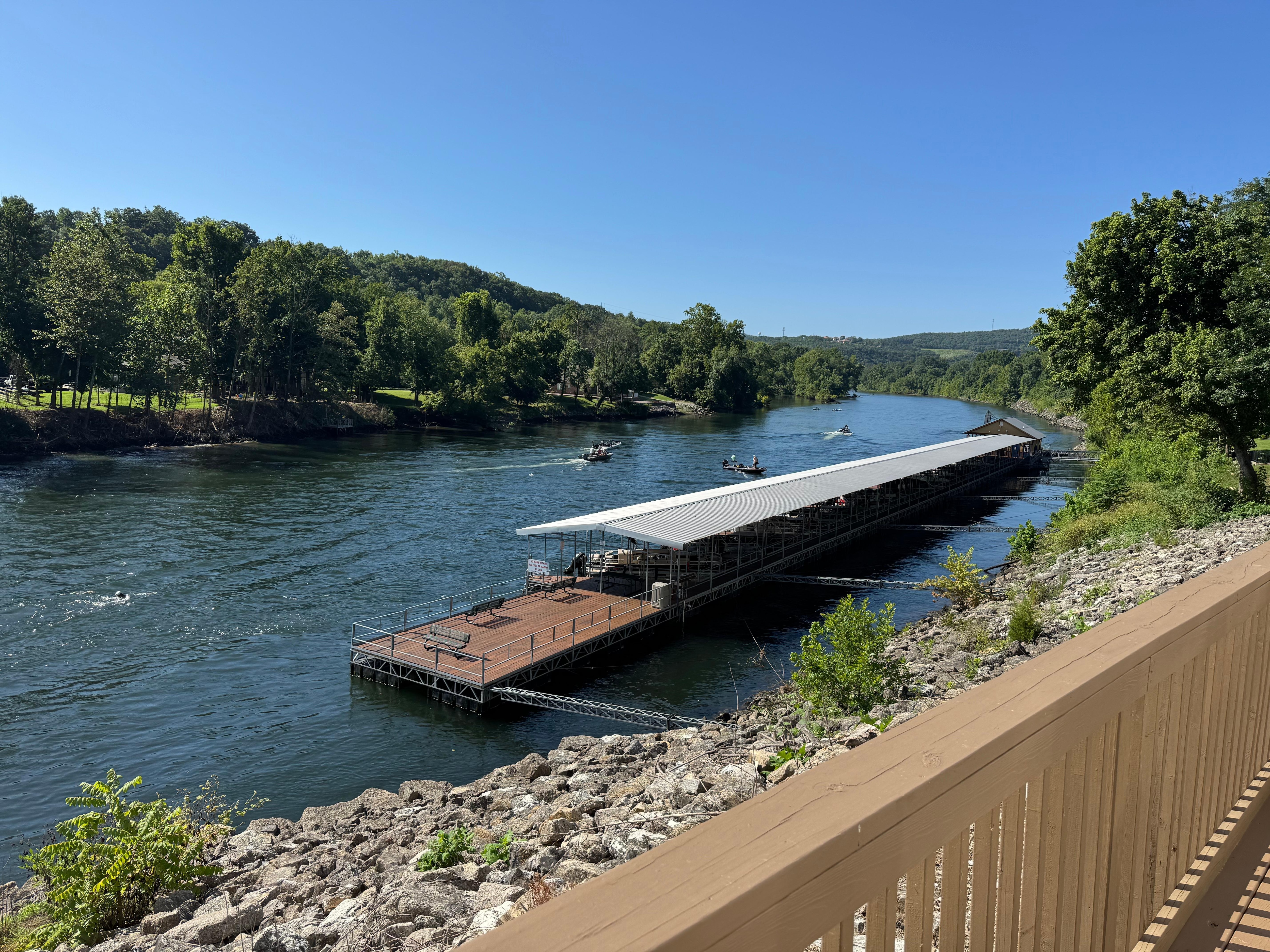 Our view from the deck!  