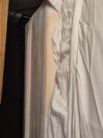 Looks like someone peed on the side of the bed!