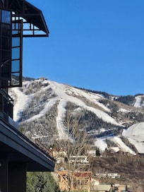 View from the spacious open balcony