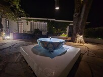 Nighttime courtyard views!