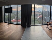 View from the Expedia VIP Suite on 12h floor.