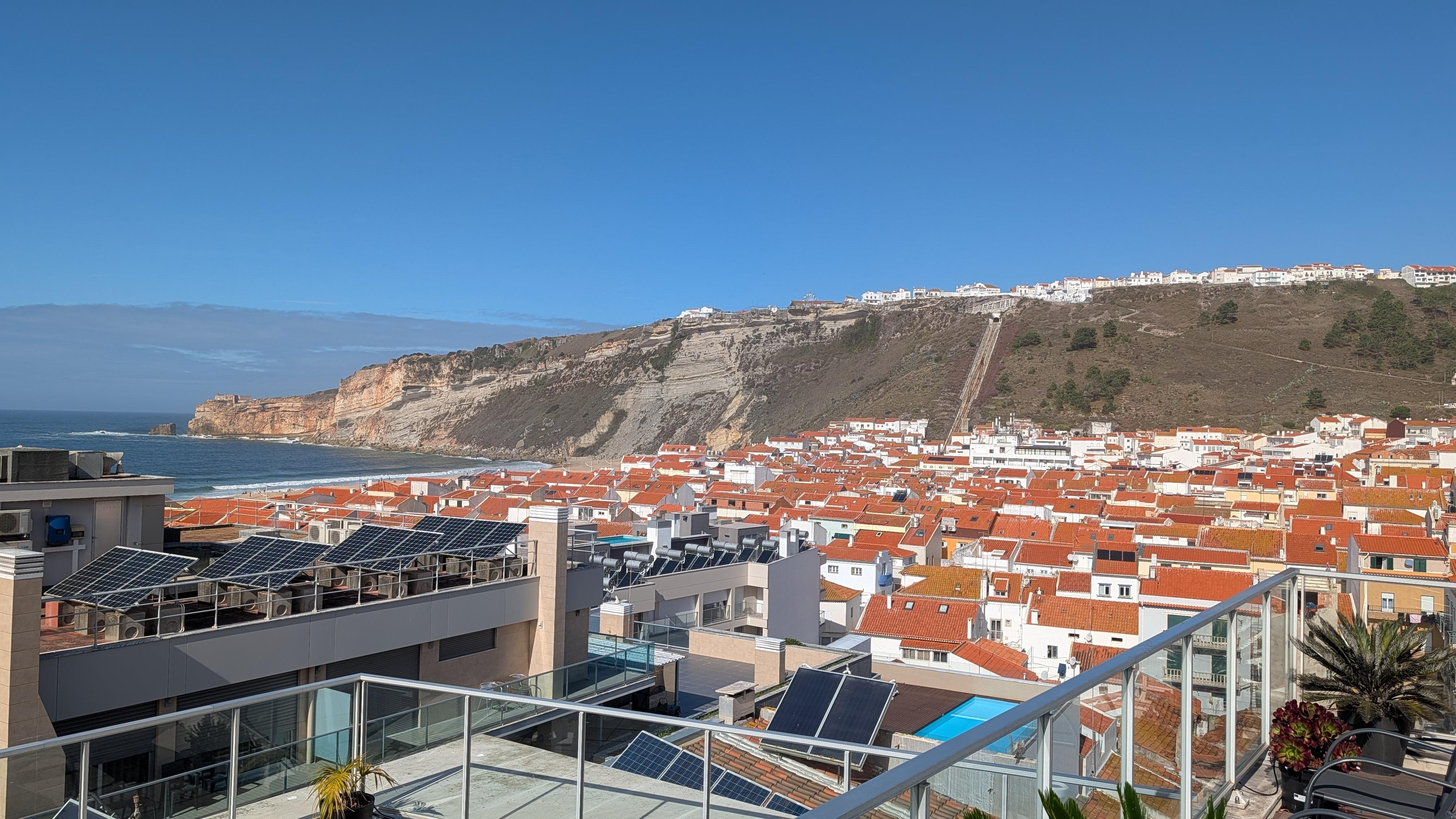 The view from the deck outside the pool! 