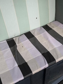 verdreckter Strandkorb