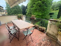 Outdoor terrace with peaceful view