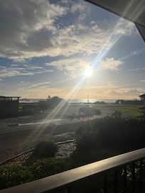 Sunset from the porch