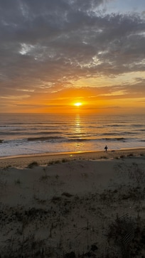 Sunrise from the balcony in April