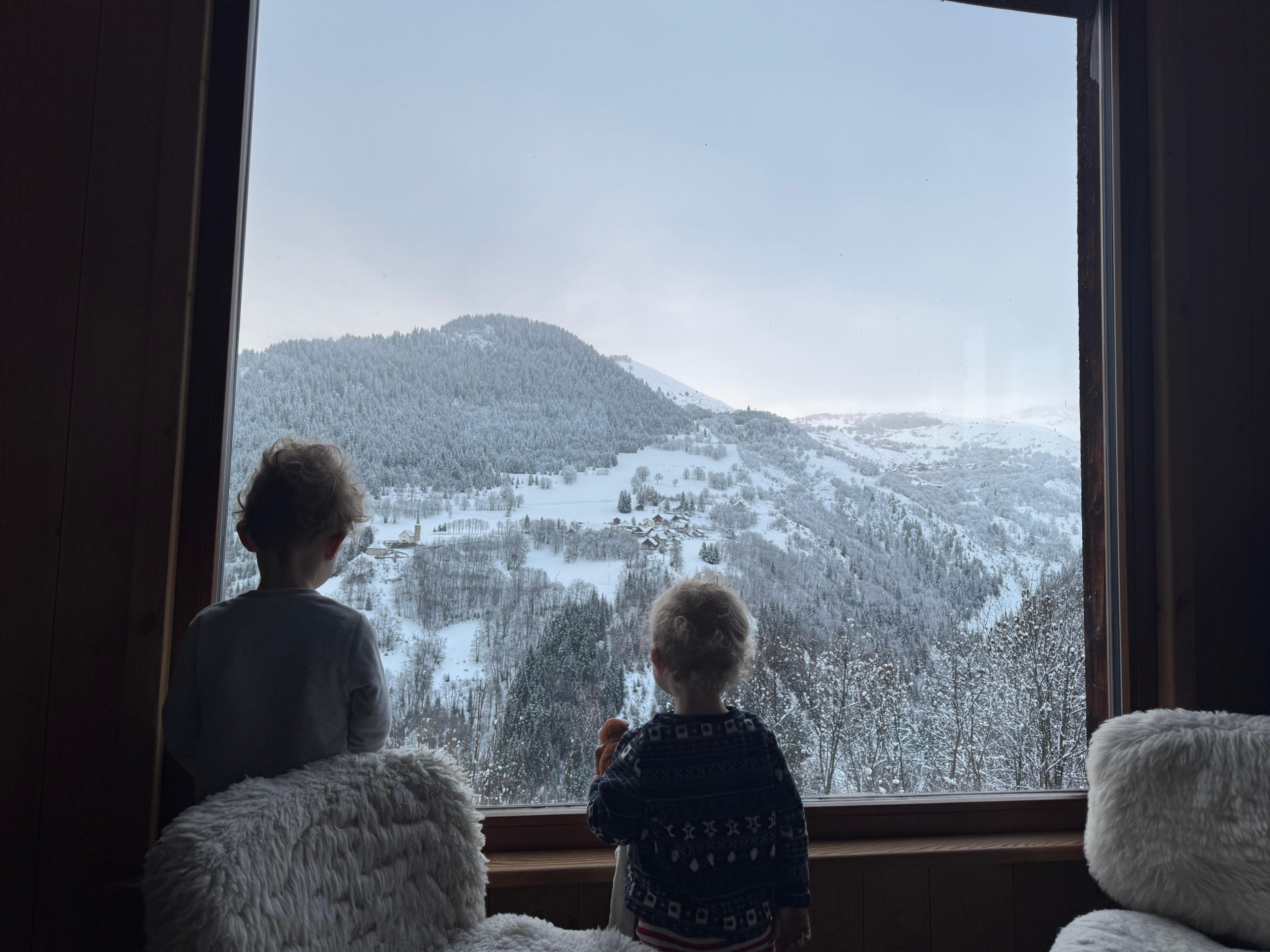 Le vue depuis le salon …
