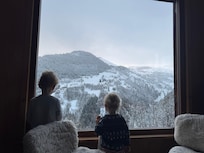 Le vue depuis le salon …