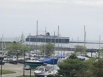 View from “our” deck, no. 2…good view of The Badger…ferry that we took to start journey home