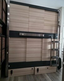 Bunk bed with next level privacy!