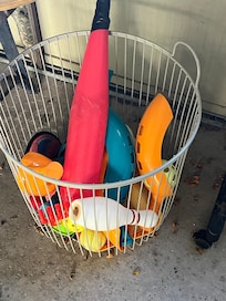 A few of the land toys- there are lots of water toys too.